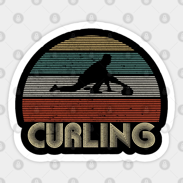 Curling Funny Sticker by rebuffquagga